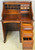SOLD Victorian Oak Raised Panel Roll Top Desk by Gunn
