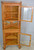 SOLD Victorian Oak Dainty Corner China Closet