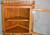 SOLD Victorian Oak Dainty Corner China Closet