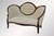 SOLD Antique Victorian Walnut Cameo Back Sofa