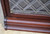 SOLD Mahogany Danner Bookcase Bevel Leaded Glass Doors