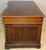 SOLD Oak Carved Barley Twist Executive Desk