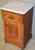 SOLD Antique Victorian Marble Top Half Commode/Nightstand