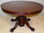 SOLD Victorian Mahogany Round Claw Foot Dining Table – 4 Leaves