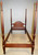 SOLD Pair of Twin Mahogany Pencil Post Canopy Beds