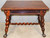 SOLD Antique Library Table, Antique Victorian Merklin Barley Twist Library Table