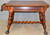 SOLD Antique Library Table, Antique Victorian Merklin Barley Twist Library Table