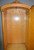 SOLD Antique Victorian Claw Foot Bird’s Eye Maple Bevel Glass Wardrobe