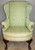 SOLD Pair of Ball and Claw Chippendale Wing back Arm Chairs