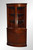 SOLD Antique Mahogany Duncan Phyfe Curved Glass Corner China Cabinet