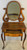 SOLD Antique Vanity, Antique Oak Ladies Bevel Glass Vanity