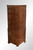 SOLD Mahogany Curve Glass Corner Cabinet