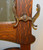 SOLD Antique Oak Carved Hall Tree