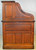 SOLD Victorian Raised Panel Oak Roll Top with Carved Pulls