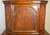 SOLD Oak Jacobean Carved Bar Cabinet
