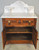 SOLD Victorian Marble Top Wash Stand High Back Splash