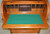 SOLD Victorian Burl Walnut Raised Panel Secretary Bookcase Desk