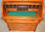 SOLD Victorian Burl Walnut Raised Panel Secretary Bookcase Desk