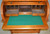 SOLD Victorian Burl Walnut Raised Panel Secretary Bookcase Desk