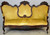 SOLD Victorian Unusual Medallion Back Carved Sofa