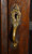 SOLD Antique Victorian Oak Corner China Cabinet or China Closet w/ Barley Twist Posts