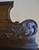 SOLD Antique Victorian Oak Corner China Cabinet or China Closet w/ Barley Twist Posts