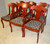 SOLD Set of 6 Empire Style Cherry Dining Chairs