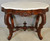 SOLD Victorian Marble Top Turtle Top Carved Parlor Stand