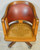 SOLD Barrell Back Oak Lawyers Bankers Tilt Swivel Chair