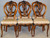 SOLD Set of 6 Victorian Balloon Back Dining Chairs