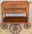 SOLD Victorian Unusual Wicker Serving Tea Cart