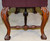 SOLD Needlepoint Carved Walnut Window Bench