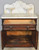 SOLD Victorian Walnut Marble Top Commode – Extra Tall Backsplash