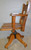 SOLD Antique Desk Chair, Antique Oak Mission Style Lawyers Office Swivel Tilt Chair
