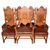 SOLD Antique Kitchen Chairs, Antique Set of 7 Fancy Oak Carved Dining Room Chairs
