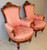 SOLD Victorian Renaissance Incise Carved Arm Chairs