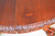 Round Mahogany Antique Dining or Banquet Table Top detail