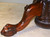 Victorian Mahogany Ball and Claw Carved Dining Room Table - Foot Detail