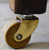 Victorian Oak Bankers Lawyers Office Chair Caster Detail