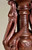 SOLD Aesthetic Movement Carved Walnut & Cherry Heron Figural Pedestal