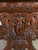 SOLD Antique Table, Antique R.J. Horner Style Carved Mahogany Trestle Table