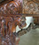 SOLD Antique Table, Antique R.J. Horner Style Carved Mahogany Trestle Table