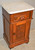 SOLD Antique Victorian Marble Top Half Commode Night Stand