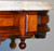 SOLD Outstanding Victorian Burl Walnut Heavy Marble Top Parlor Stand