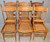 SOLD Set of 6 #1 Larkin Press Back Antique Chairs