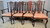SOLD Set of 8 Mahogany Dining Chairs