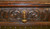 SOLD Carved Oak Server with Lion Heads