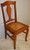 SOLD Antique Kitchen Chairs, Antique Set of 4 Oak Cane Seat Dining Room Chairs