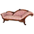 SOLD French Carved Chaise Lounge with Bird Carvings