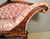SOLD French Carved Chaise Lounge with Bird Carvings